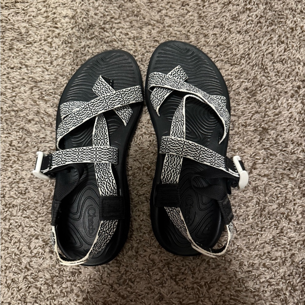 Stylish Black and White Women's Sandals